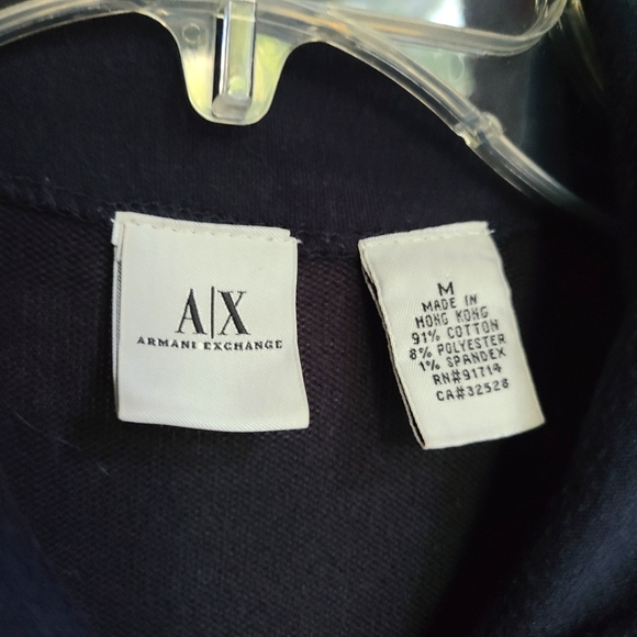 A/X Armani Exchange, Glitter Seams Zip Up Sweater - Picture 3 of 10